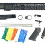 ghost firearms rifle build kit 16" 5.56 barrel w/ 14" m lok rail black