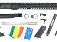 ghost firearms rifle build kit 16" 5.56 barrel w/ 14" m lok rail black