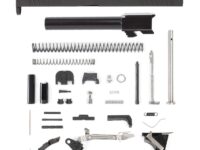 glock® 17 compatible pistol build kit w/ front & rear serrated slide