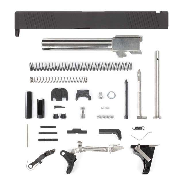 glock® 17 compatible pistol build kit w/ front & rear serrated slide glock® 17 compatible pistol build kit w/ front & rear serrated slide