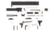 glock® 26 compatible pistol build kit w/ front & rear serrated slide